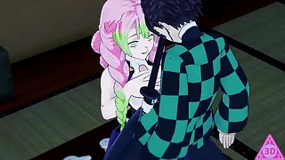 Tanjiro Mitsuri kanroji kimetsu no yaiba hentai videos have sex blowjob handjob frying and cumshot gameplay porn uncensored&period;&period;&period; Thereal3dstories&period;&period;1